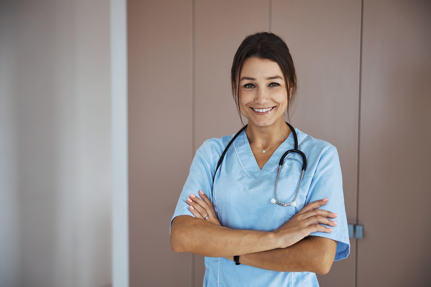 Professionnelle de santé libérale en consultation
